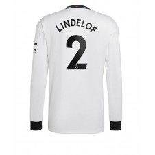 Manchester United Victor Lindelof #2 Bortatröja 2022-23 Långa ärmar